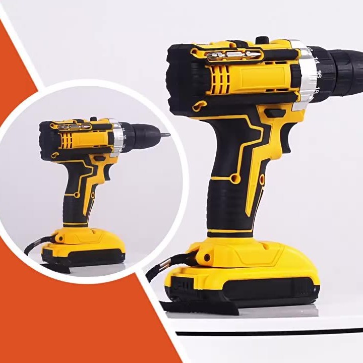 Transfronterizo doméstico multifuncional taladro eléctrico recargable taladro eléctrico de litio paquete de herramientas eléctricas destornillador eléctrico taladro eléctrico manual