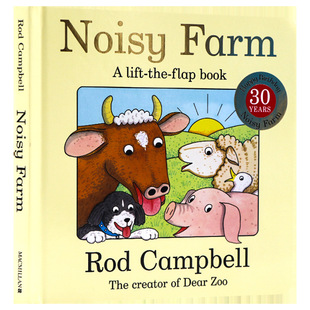 Noisy Farm Noisy Farm Original English Picture Book Cardboard Flip Book Dear Zoo Same Author