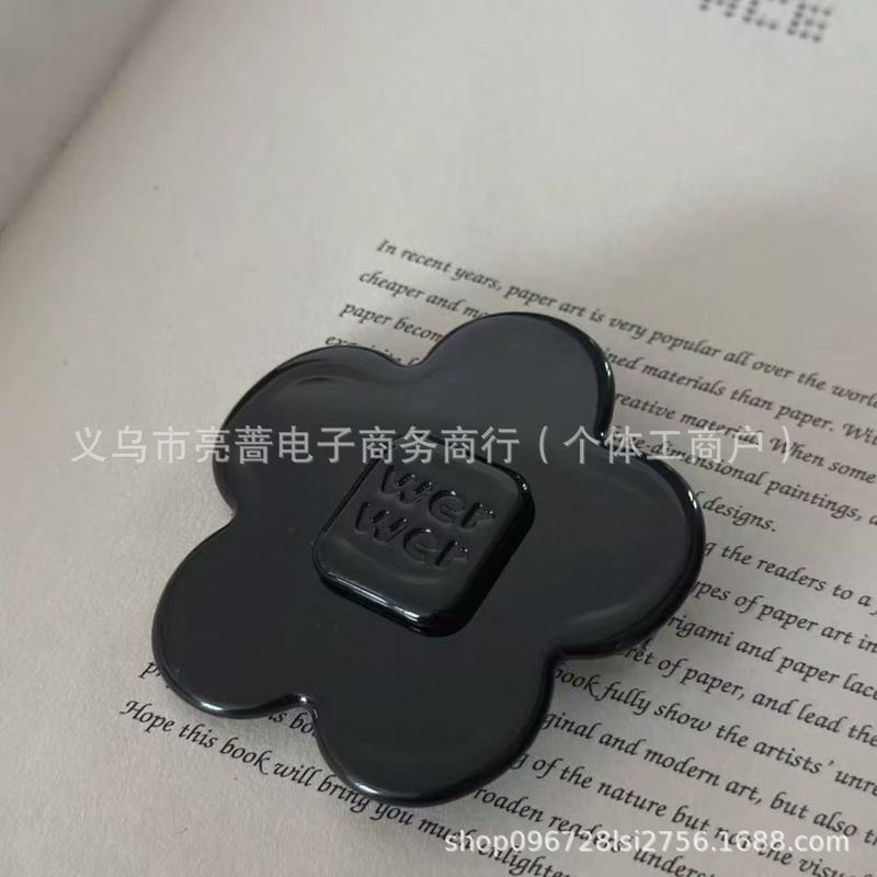 2025徐璐字母款醋酸蝴蝶结鸭嘴发夹刘海边夹可爱少女时髦碎发整理|undefined