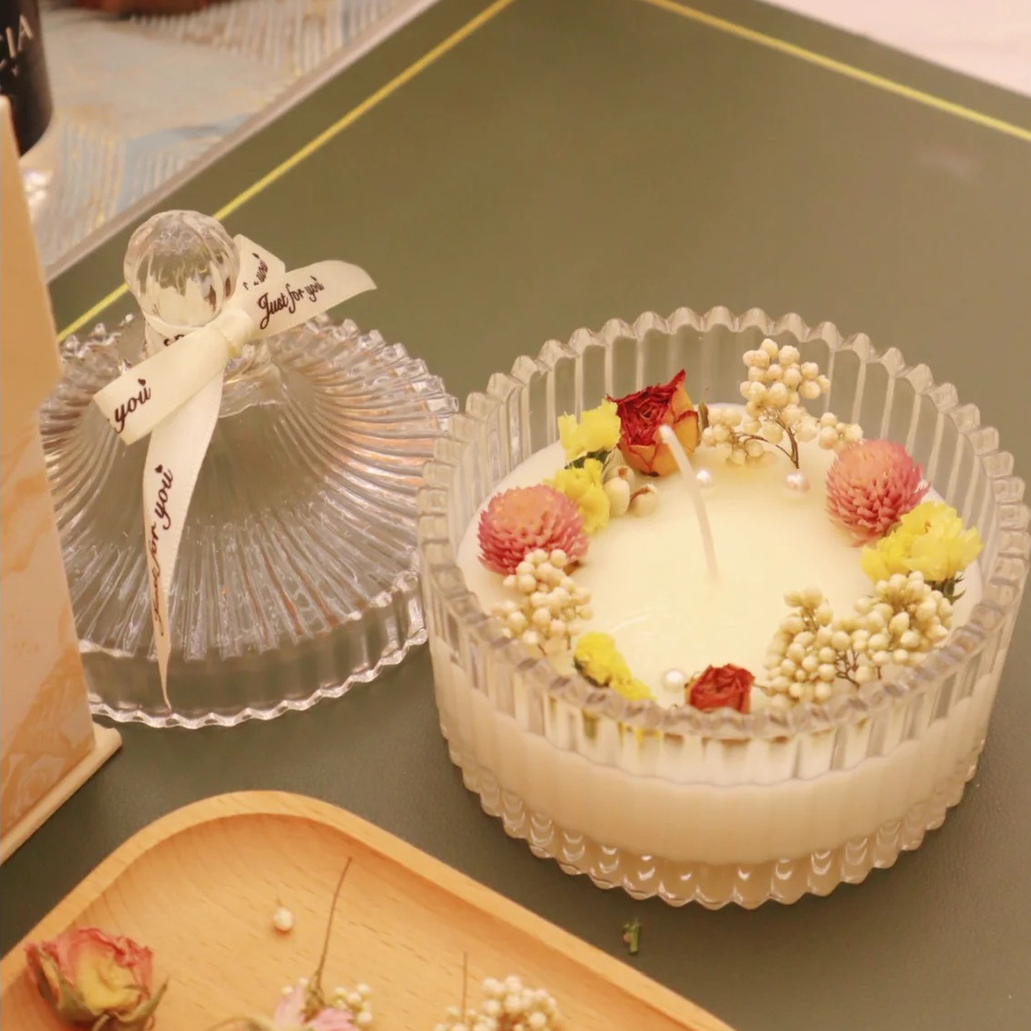 Kit de materiales para velas aromáticas artesanales de yurta para team building, fragancia de aceites esenciales, decoración del hogar al por mayor