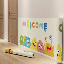 【亮面】墙纸自粘卧室墙面装饰壁纸墙壁高级感墙面贴纸卡通遮丑贴