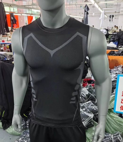 Black base gray [science fiction vest]