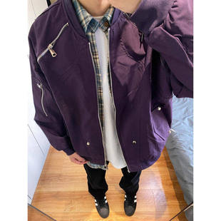 2025 Men's American High Street Workwear Jacket Men's Casual Baseball Uniform Pilot Trend Spring and Autumn Casual Jacket