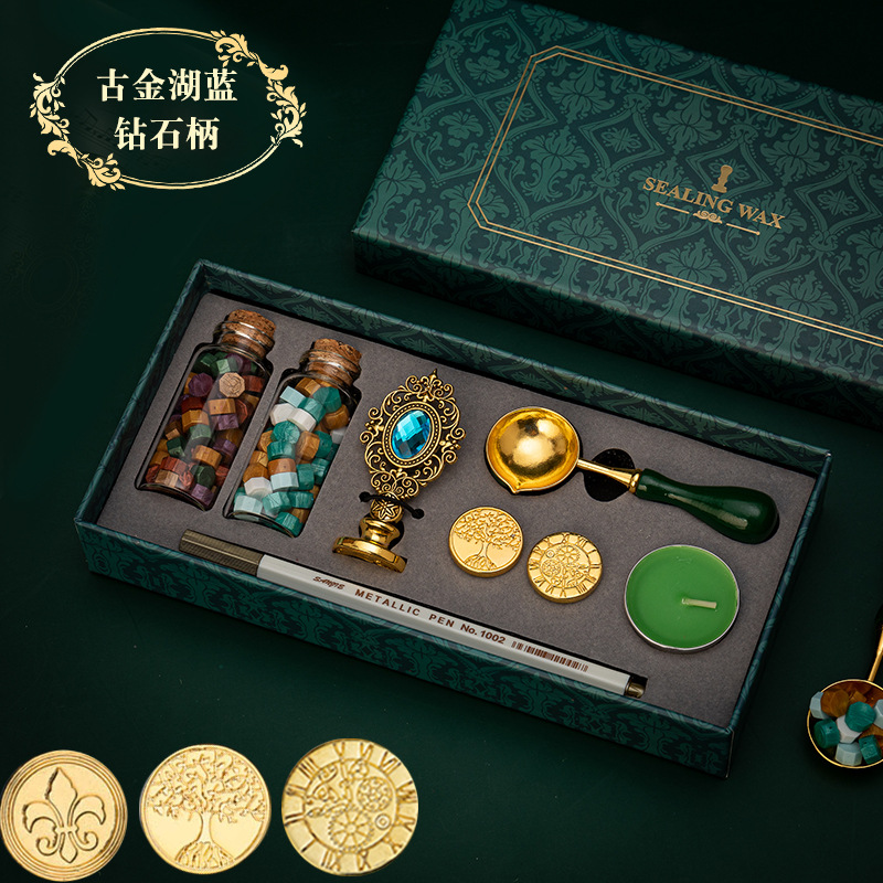 레이크 블루 핫 씰 헤드 랜덤 혼합 헤어