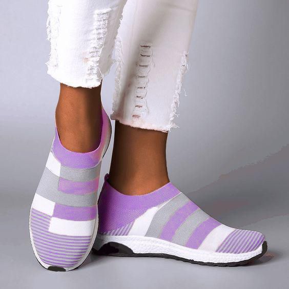 Scarpe da tennis da donna Scarpe casual Scarpe da basket Sneakers Mesh Calzature comode e versatili_voghion.com