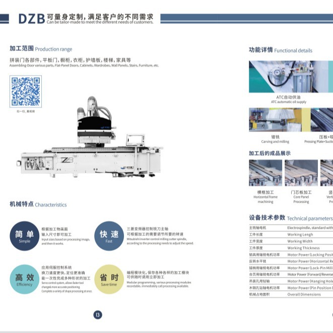 拼装门 实木门 衣橱柜门多种功能制作  数控木门制作设备DZB