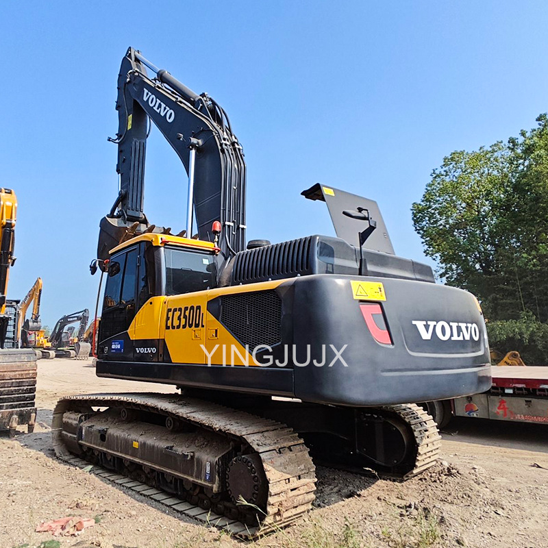 Gran Volvo EC350DL excavadora de segunda mano poderosa montaña para excavar artefactos mágicos! Comercio exterior directo.