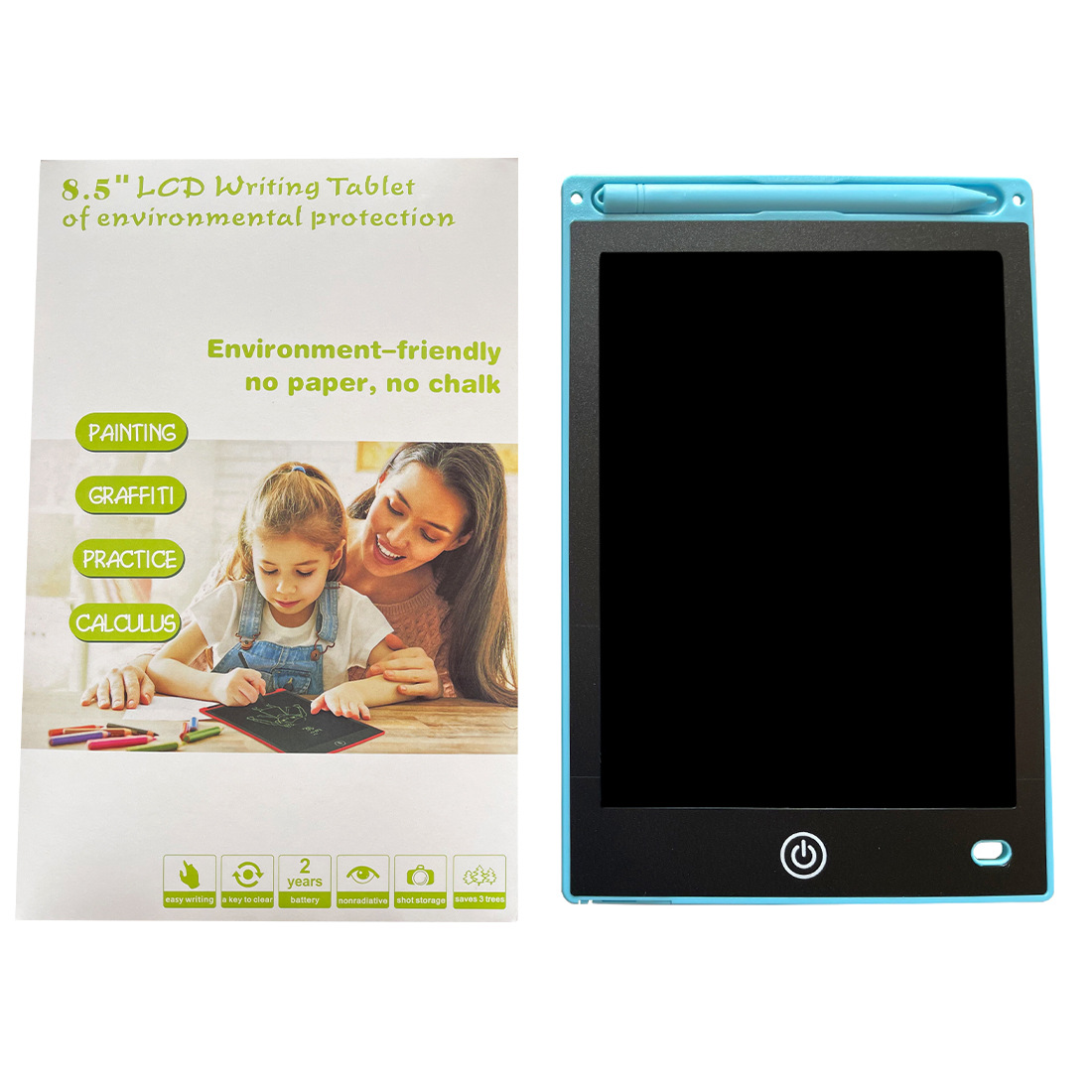 Tablero de escritura a mano LCD transfronterizo Tablero de escritura digital electrónico LCD para niños Pizarra pequeña para estudiantes Tablero de dibujo de graffiti