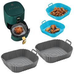 硅膠燒烤盤空氣炸鍋加厚硅膠墊廠家批發烤箱微波爐隔熱疏油硅膠盤