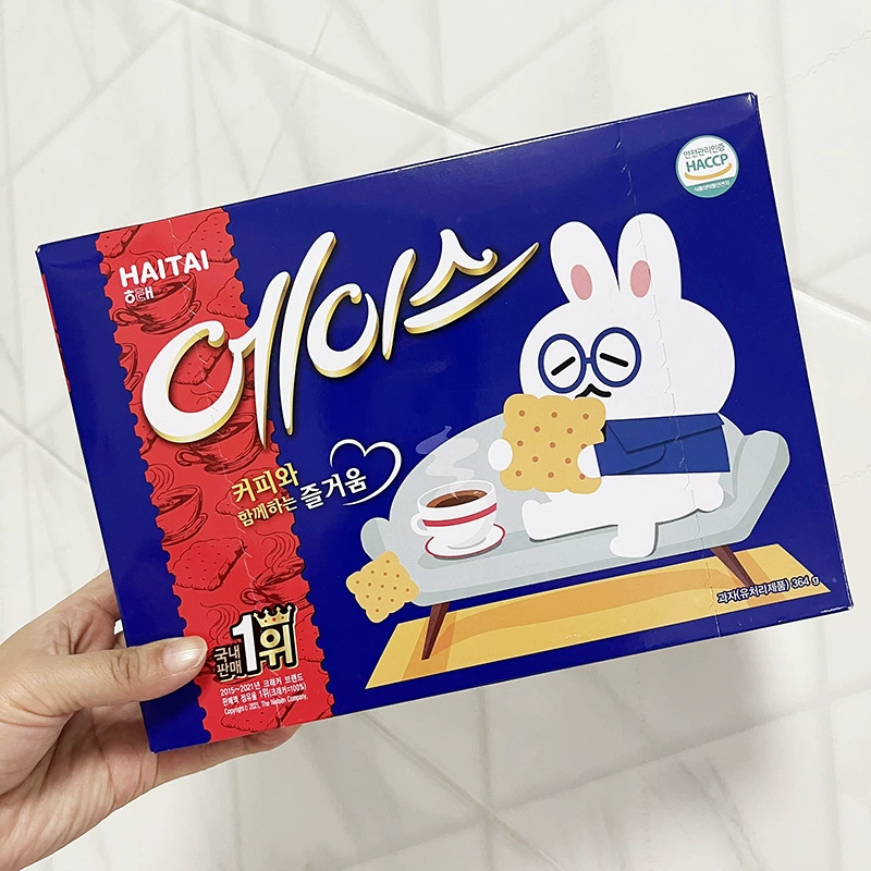 Импортное закусочное печенье Южная Корея Sea Too печенье ACE Soda Salty 364 г завтрак сыр соленый хрустящий Повседневный