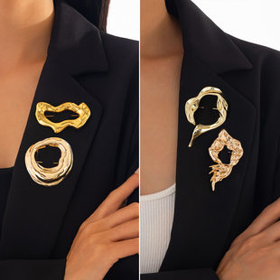 (Cross-border trading), brand accessory, fashionable brooch, European style, simple and elegant design