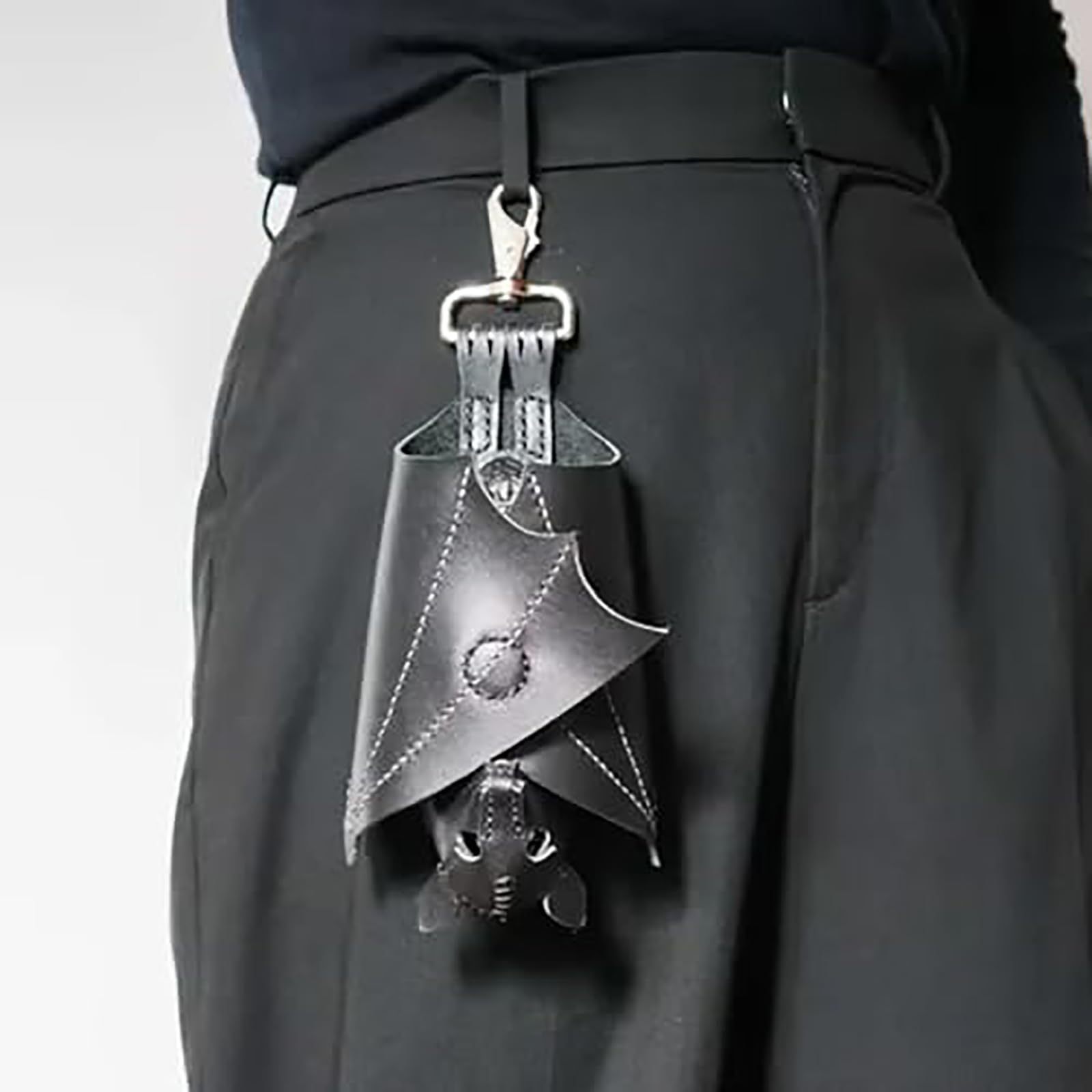 现货 火爆款Leather Bat Coin Purse皮革蝙蝠形硬币钱包