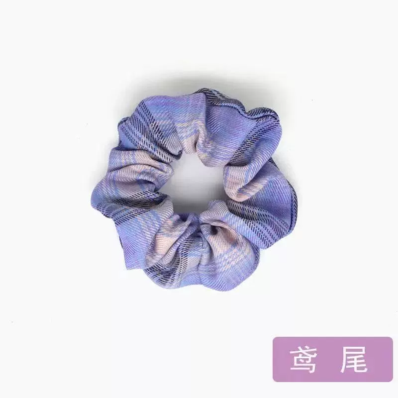 Резинка для волос (фиолетовая) от Purple, корейский стиль, широкий цветовой диапазон, мягкий материал из нескольких тканей