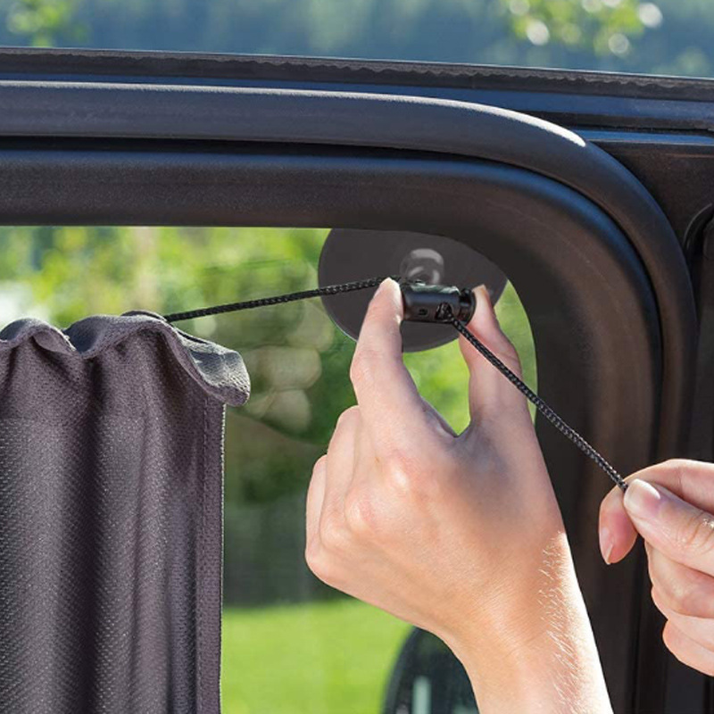 Car Suction Cup Sunshade, Summer Sunshade, Side Window Sunshade, Car Window Shading, Interior Heat Insulation Curtain