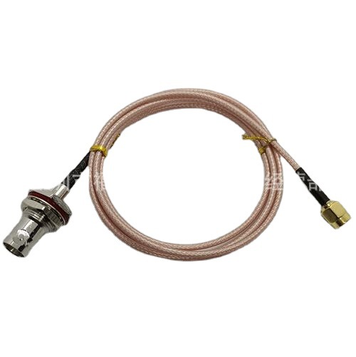 50欧姆 射频连接线 RG316BNC母头（有面板带螺母固定）转 SMA公头