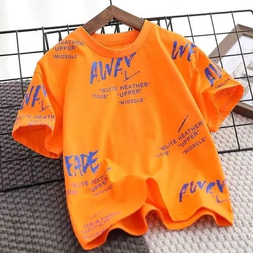 Children's clothing boys' short-sleeved T-shirt summer new style children's base shirt toddler baby's half-sleeved top girls' short-sleeved T-shirt