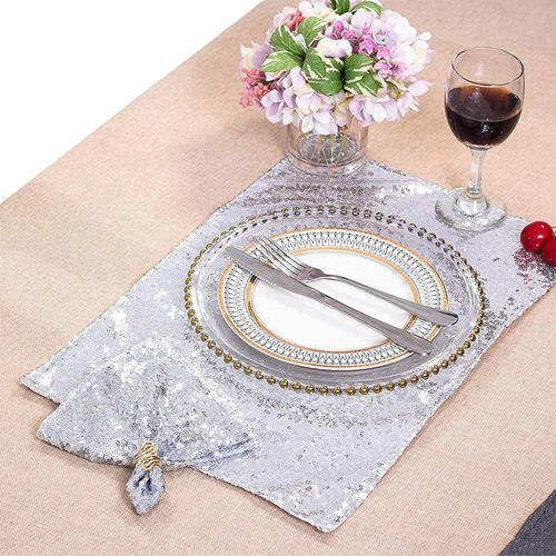 Amazon Shimmer Embroidered Solid Color Tablecloth European Polyester Tablecloth Hotel Restaurant Western Tablecloth Manufacturer Wholesale