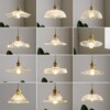 Scandinavian Japanese creative bar retro brass glossy ceiling lamp for living room for gazebo for corridor, flowered