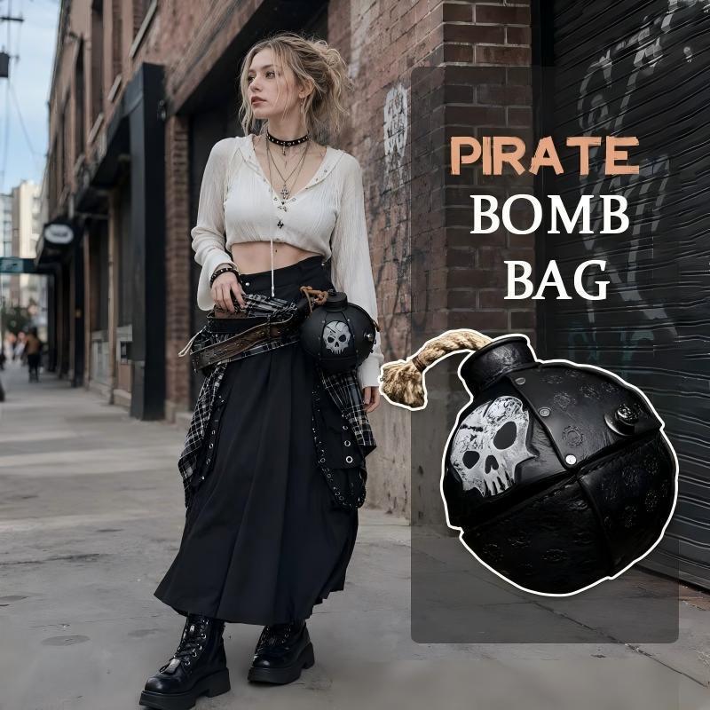 跨境新款2026亚马逊爆款Pirate Bomb Bag海盗炸药袋包包厂家批发