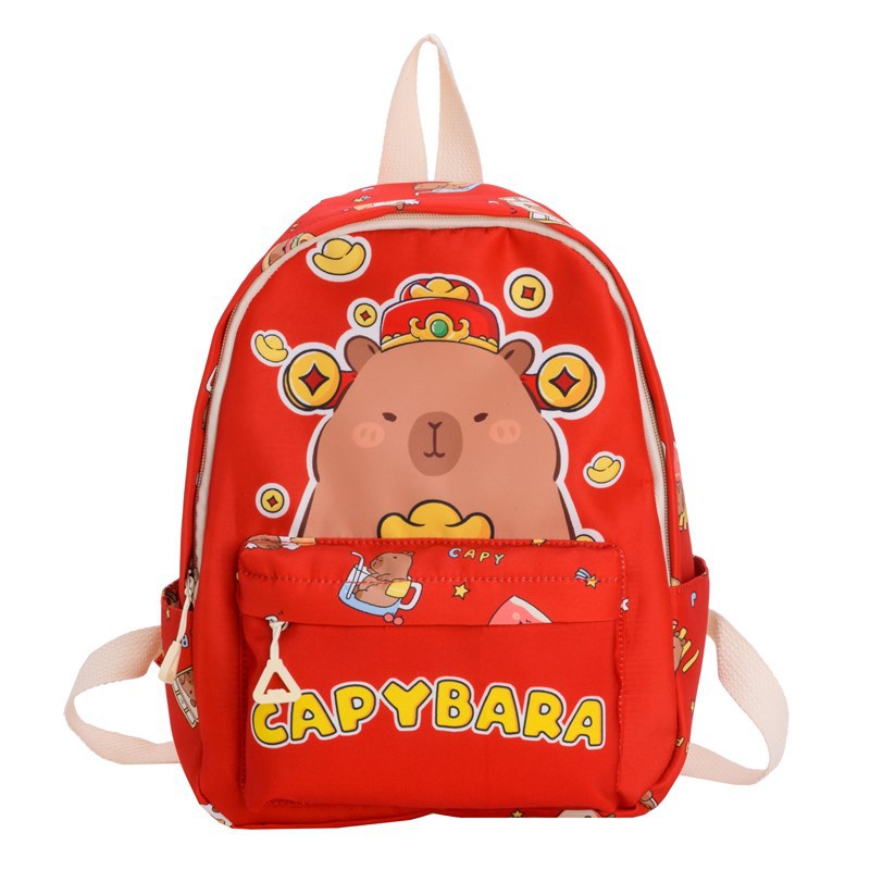 Mochila infantil para bebés lindas mochilas capibara para niños y niñas 2025 nueva mochila infantil de gran capacidad