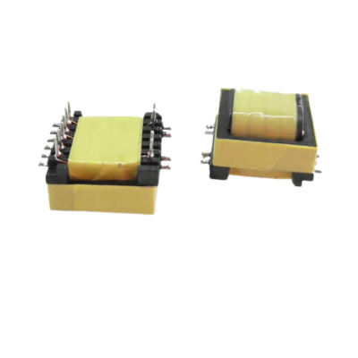 Factory wholesale source transformer high frequency EE19 Four slot horizontal 6+6 L-pin plug-in
