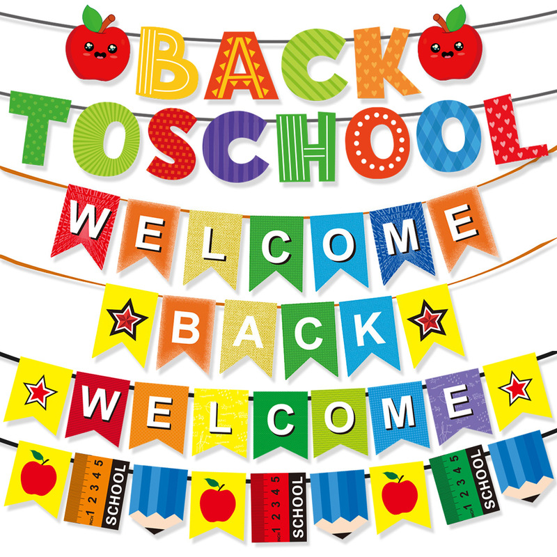 2026 Back-To-School Season Welcome Back Banners, Flags, and Decorations Wholesale Customization 2026 Back-To-School Season Welcome Back Banners, Flags, and Decorations Wholesale Customization