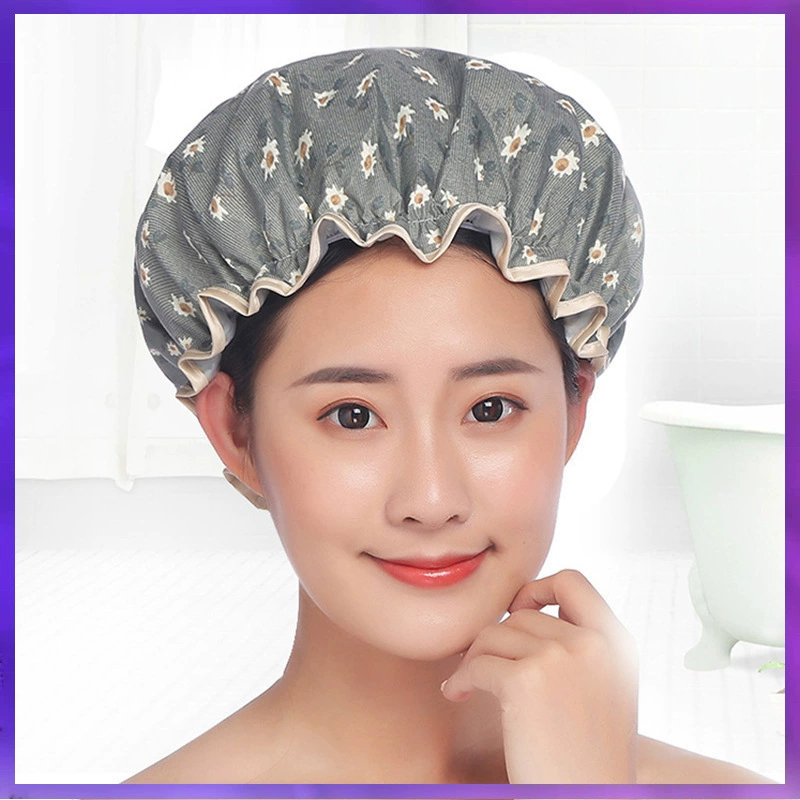 ⇘ Женская домашняя шапочка для душа, водонепроницаемая шапочка для душа в ванной, кухонная маслостойкая шапочка-пуловер, домашняя пылезащитная шапочка.
