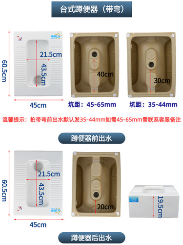 PK7J Wholesale Toilet Conversion Kit: Widened One-Piece Counter-Style Squat Toilet with Built-in Water Trap—No Need to Dig Pits, Build Counters, or Chisel into the Floor