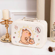 三丽欧卡通化妆包卡比巴拉化妆箱便携大容量库洛米伴手礼PU手提箱