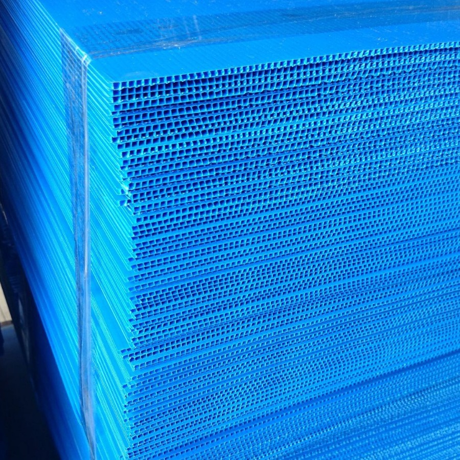 普兰色万通板 手袋箱包内衬中空板隔板 中空板片材