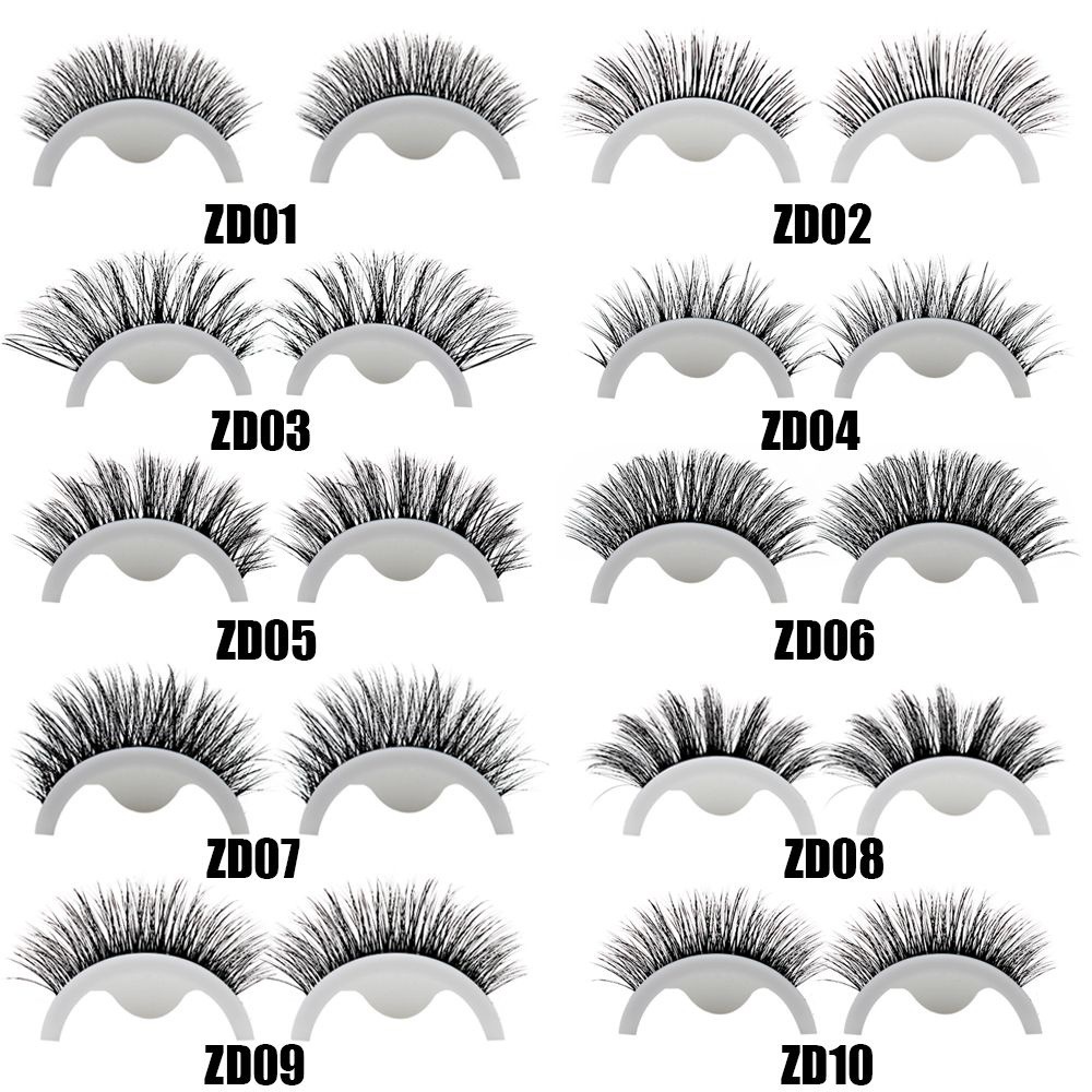 Reusable Self-adhesive Glue-free Natural Curling Super Soft False Eyelashes display picture 5