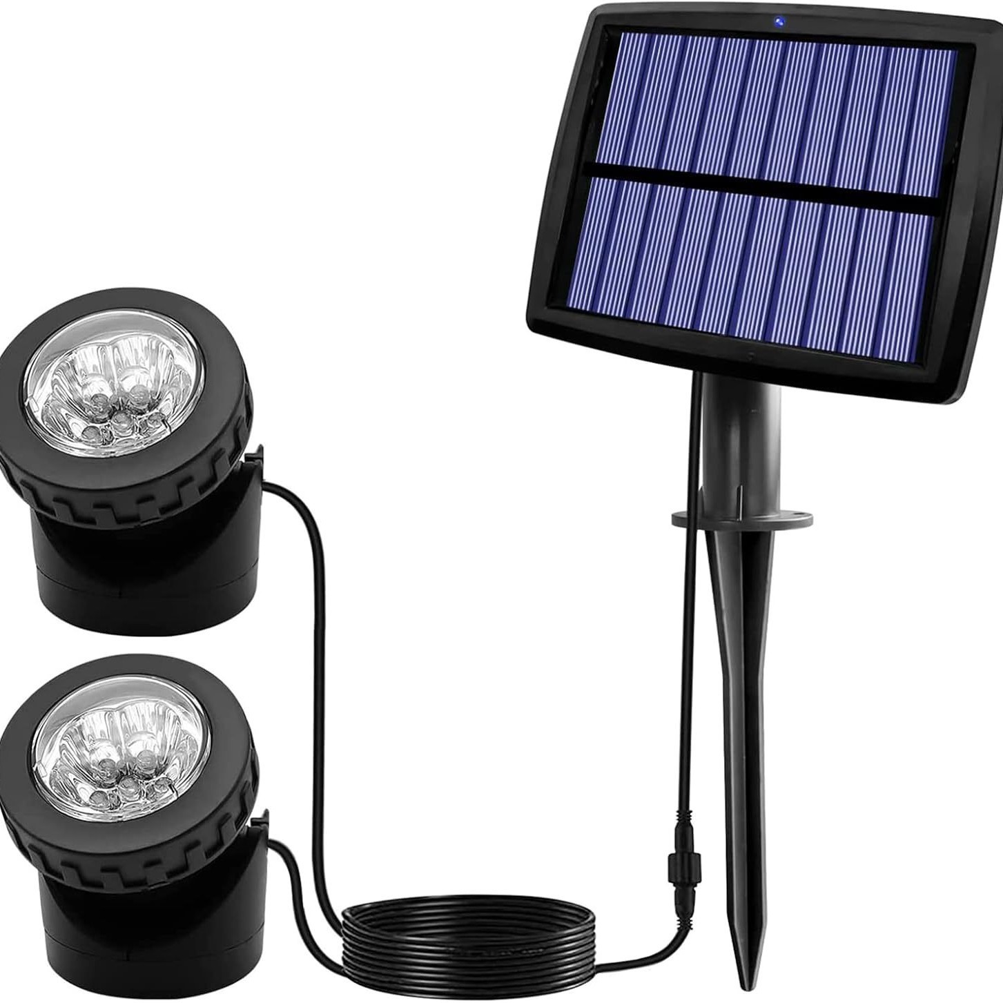 Travel lamp solar-powered