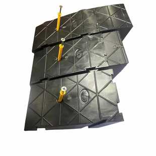 ✅ Step Mat, Slope Mat, Roadside Curb, Plastic Car Uphill Climbing Slope Triangular Mat Threshold Electric