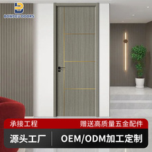 厂家批发免漆门实木复合门防水防潮时尚简约wpc室内门人气热销