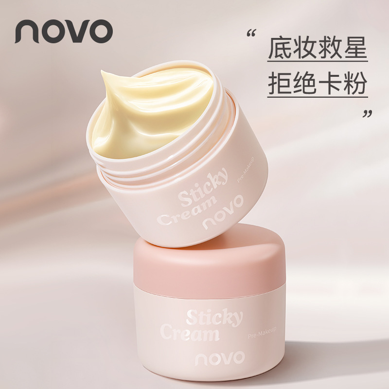 NOVO Watery touch-up makeup primer, cream stick powder, savior base makeup, moisturizing makeup primer, adheres to makeup, has a light texture