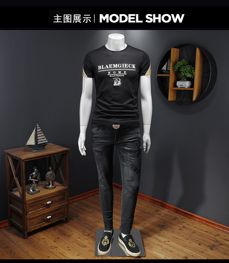B2468 890K ÁO THUN NAM SONNTOT DÁNG ÔM BODY GỢI CẢM SEXY NGẮN TAY MÙA HÈ HỌA TIẾT HOA THỜI TRANG NAM VẢI BÔNG G03 SẢN PHẨM MỚI