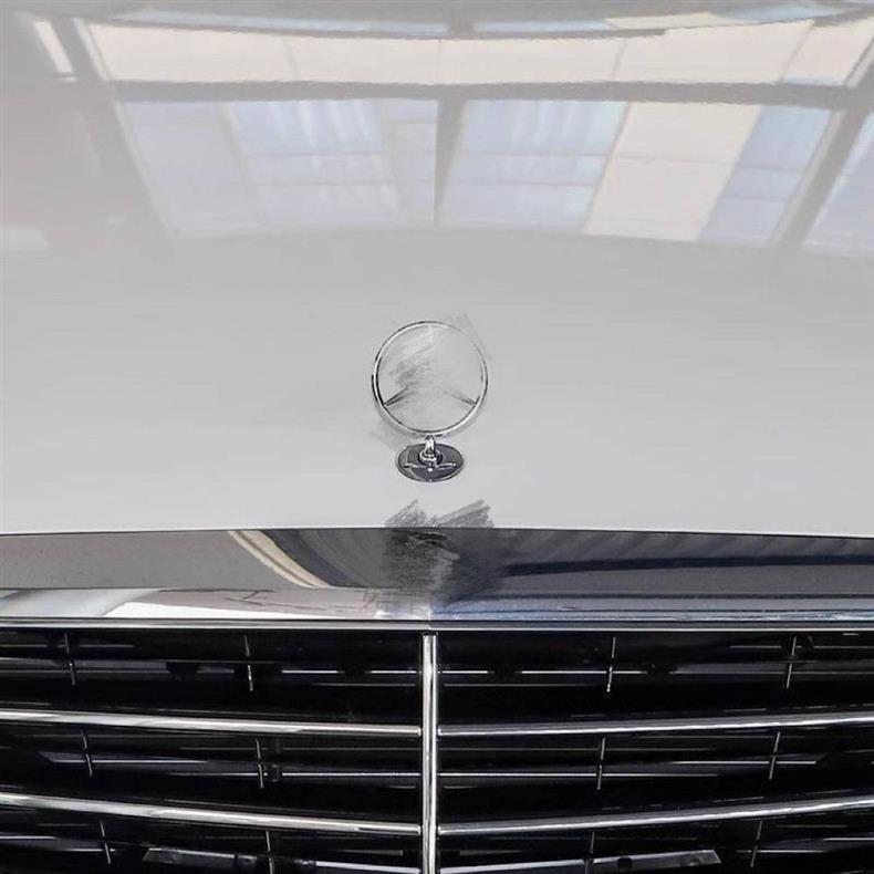 Mercedes-Benz car emblem, engine hood emblem, C180, C200, E200, E260L, S300, S350, original Mercedes-Benz emblem