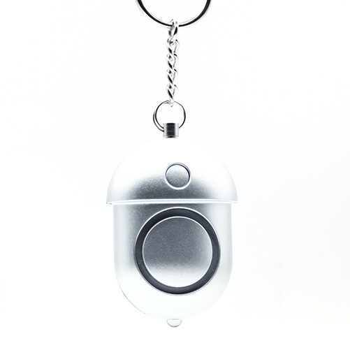 Alarma Personal con Llavero de Jalón Con Luz LED 125-130 dB para Mochila y Autodefensa