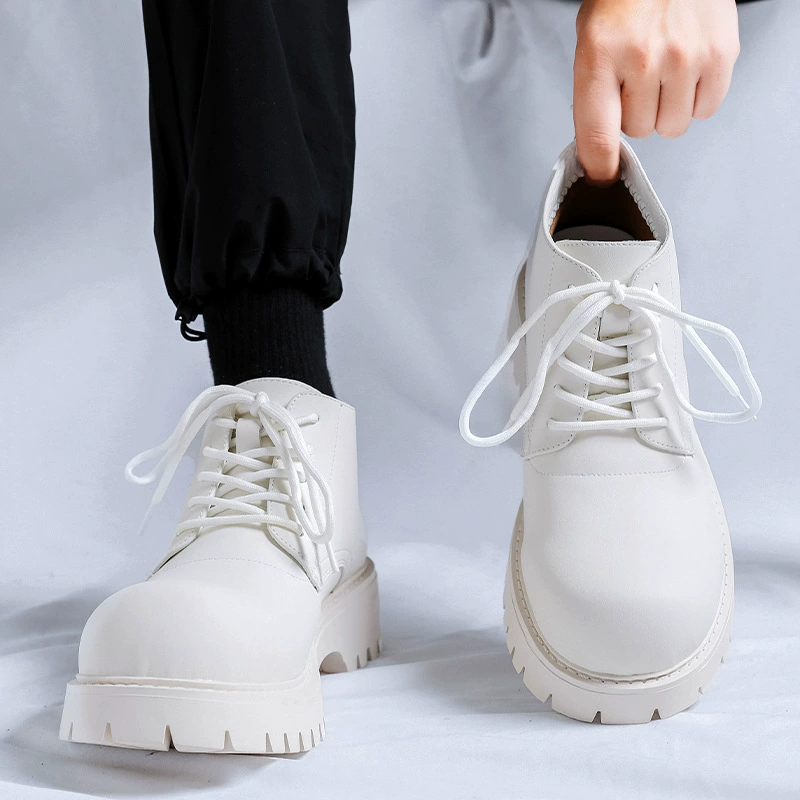 Британские пары ботинки с толстой подошвы Martin Boot Boots 2024 весной новый оснастка локомотив тренд 18922-R