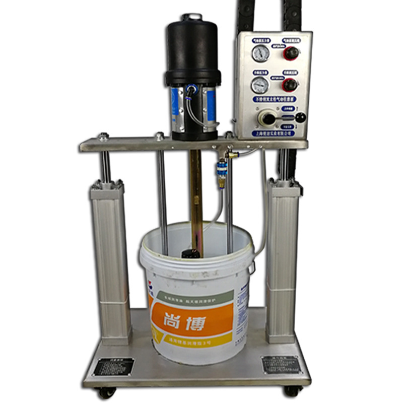 Máquina de inyección de grasa de doble columna de acero inoxidable RJ - 68020SU elevación de placa de bomba de bomba de grasa neumática para industria automotriz