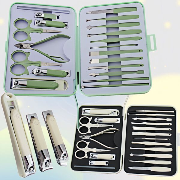 Set stainless steel for nails