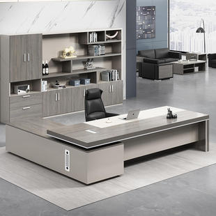 Office Desk Simple Modern Office Furniture Table and Chair Combination Manager Single Desk Executive Desk Boss Table