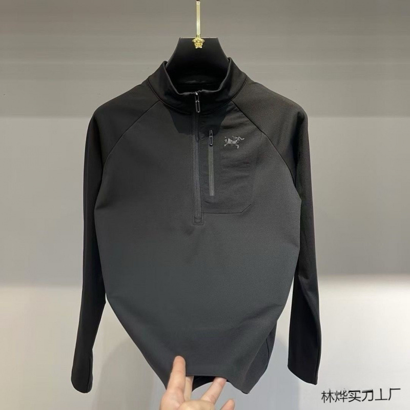 祖鳥は2025長袖の新型男性のファスナーのセーターの立襟のtシャツのアウトドアのスポーツのレジャーのビジネスの上で卸売りします。|undefined