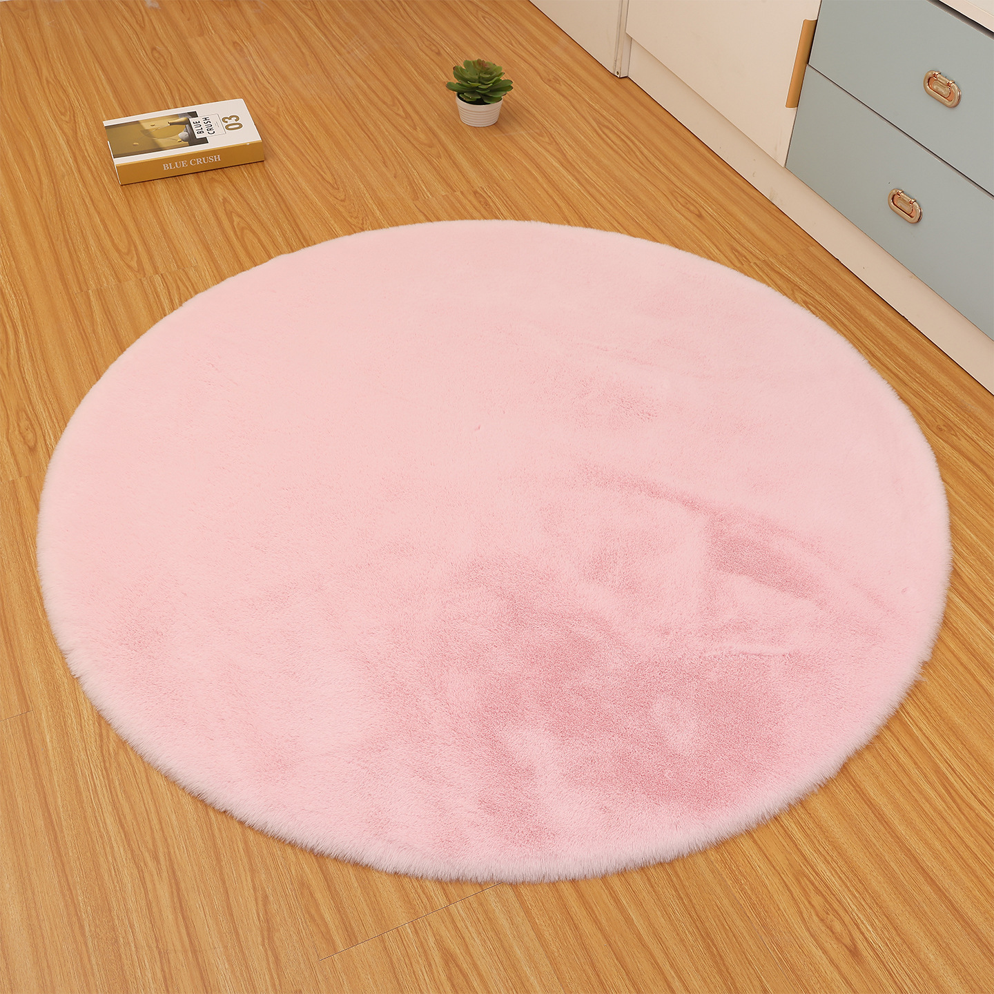 Imitation rabbit fur pink