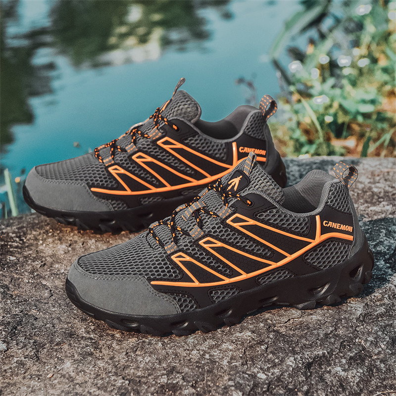 Zapatos de montaña al aire libre resistentes al desgaste, zapatos de sola suave, zapatos de senderismo, zapatos deportivos, zapatos casuales para hombres