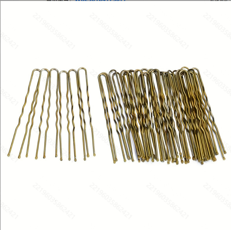 Golden hairgrip, 300 pieces