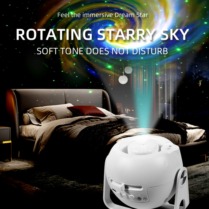 新款菲林片星空投影灯蓝牙音乐投影灯气氛梦幻满天星星卧室小夜灯