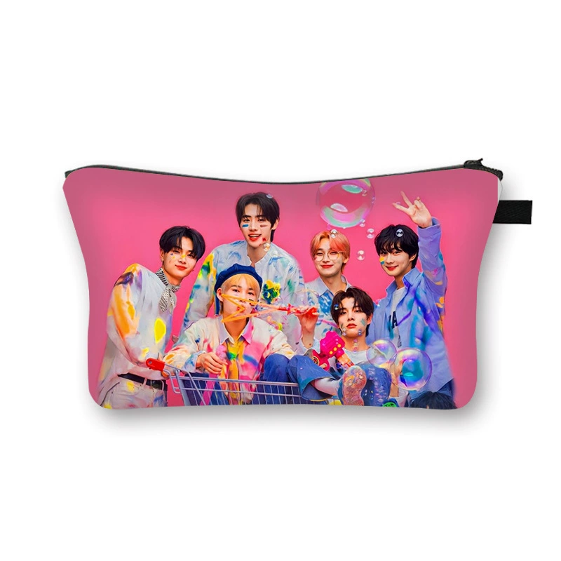Сумка косметичка SKZOO STRAYKIDS для студентов и детей, косметики, мешок для хранения, для девочек, витринная вентиляция