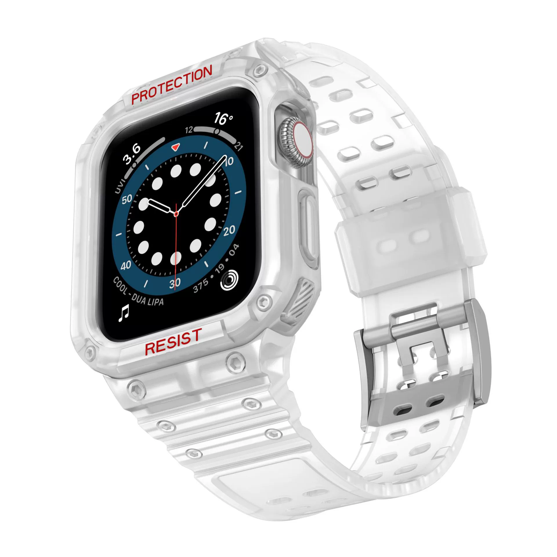 Соответствующие ремешки для Apple Watch IWATCH98765432, чувствительный силикон тибетский, оптом TPU+PC корпус