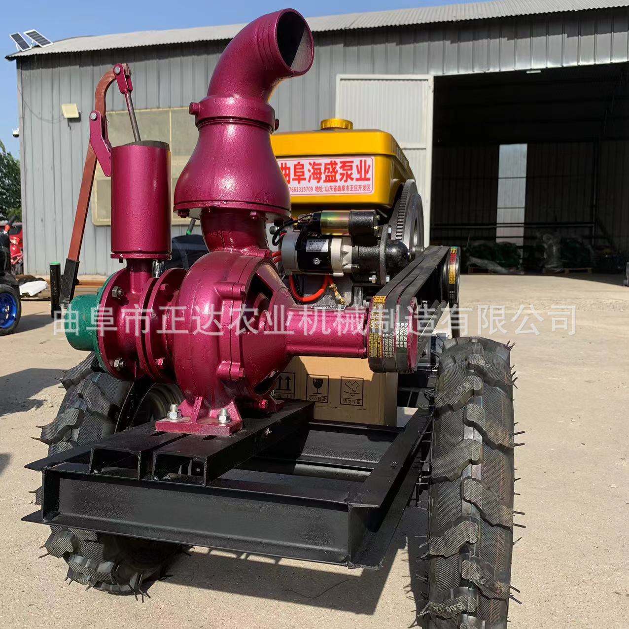 多功能柴油抽水农业灌溉4寸离心泵 配套多种动力水泵